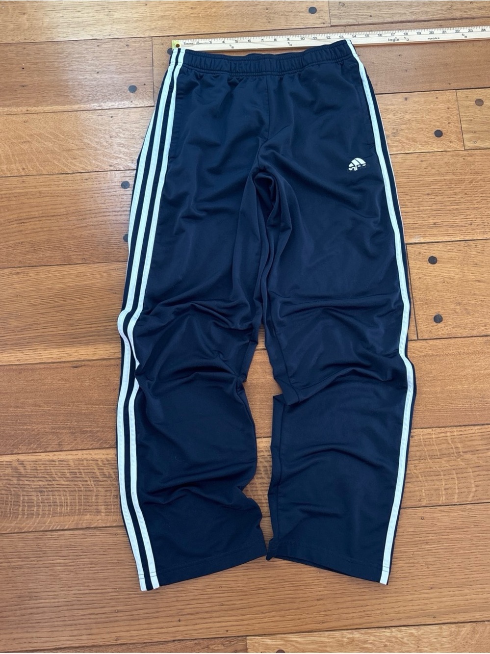 Adidas Primegreen 3-Stripes Track Pants Navy Blue Men's Size Medium Tall